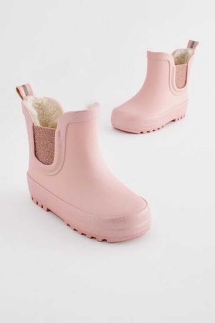 Pembe Su Geçirmez Yağmur Çizmesi / Bot