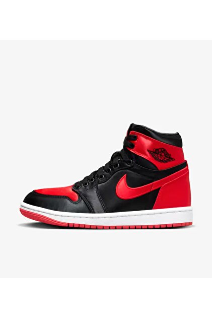 Nike Jordan 1 retro high og satin bred limited edition shoes erkek
