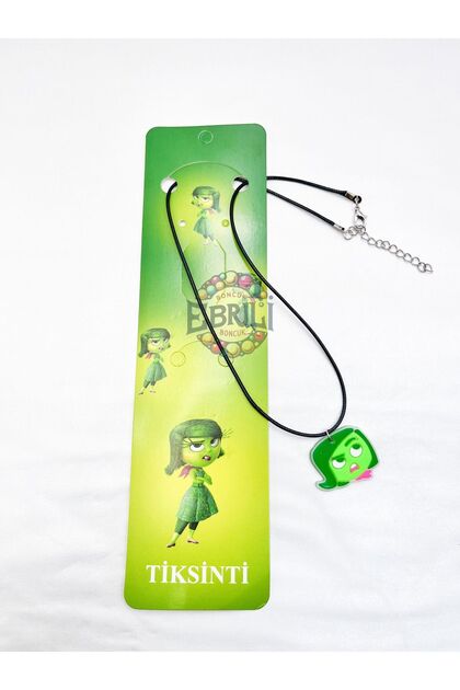 Joy, Anger, Disgust, Anxiety, Sadness Character Children's Necklace Bead Accessory Jewelry (1 Piece)