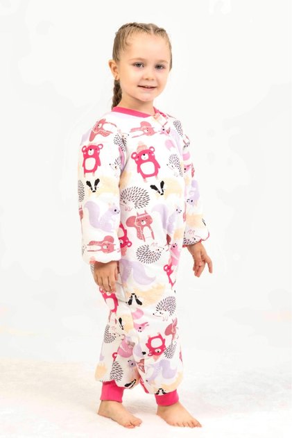 1-5 Yaş Unisex 2.5 Tog Kalın Desenli Uyku Tulumu