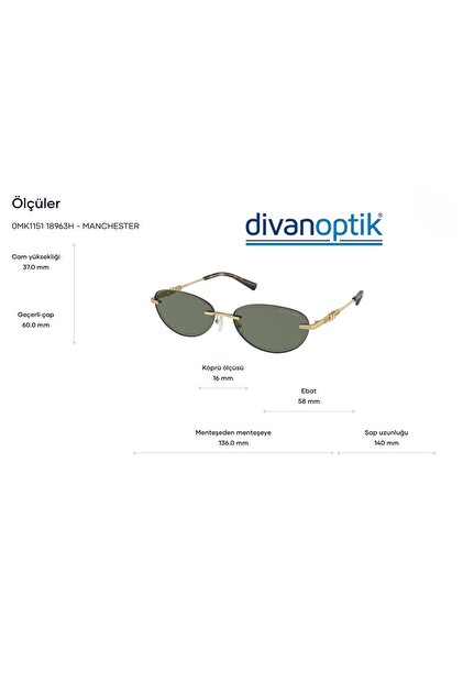 MICHEAL KORS HAKKI OPTİK MICHAEL KORS MK1151 18963H 58 EKARTMAN