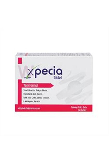 Xpecia Kadın Tipi Saç Dökülmesi Için Bitkisel Tablet 60 Adet