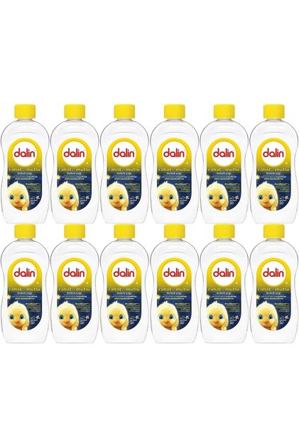 300ml Vanilla Scented Comfortable and Happy Baby Oil - Set of 12