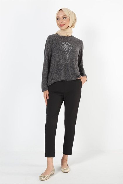 2109_pipe Elastic Waist Trousers