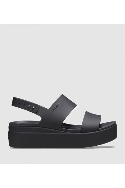 حذاء Brooklyn Low Wedge للنساء باللون الأسود/الأسود