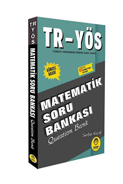 Tasarı Yayınları TR YÖS MATEMATİK SORU BANKASI - Fiyatı, Yorumları