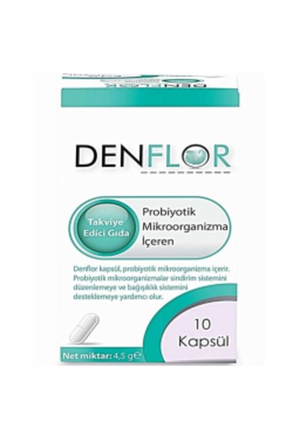 STD Denflor Probiyotik 10 Kapsül ( TEKLİDİR )