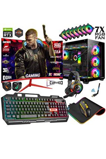 Zeiron xTreme V9 Ryzen 7 5700X 32GB RAM 1TB M.2 Nvme SSD RTX3050