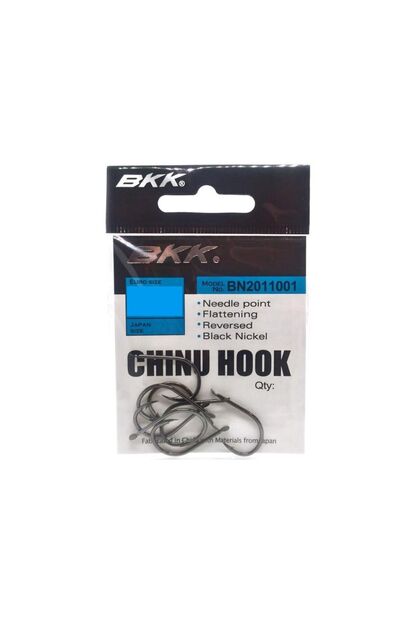 Chinu Hook Bn011 Black Nickel Fishing Needle No:3