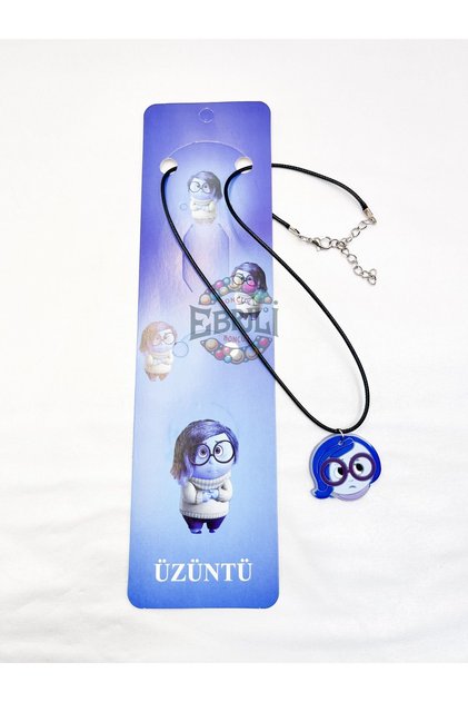 Joy, Anger, Disgust, Anxiety, Sadness Character Children's Necklace Bead Accessory Jewelry (1 Piece)