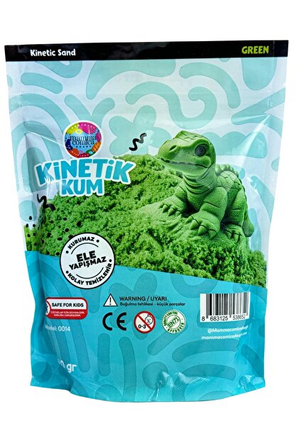 MammacomicaDough Mammacomica Dough Yeşil Kinetik Kum - 500 gr