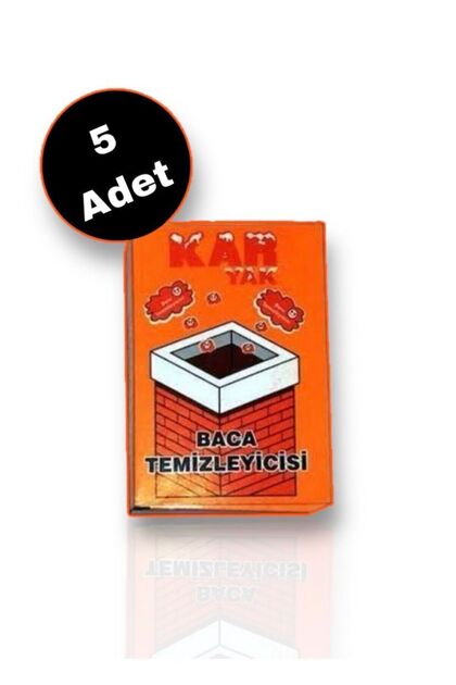 Chiaki İthal Karyak 5 Adet Soba Baca Boru Şömine Temizleyici Baca Açıcı