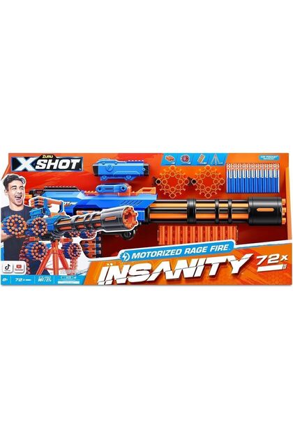 X-Shot Insanity Motorized Age Fire Gatling Gun W/ Tripod- Trendyol