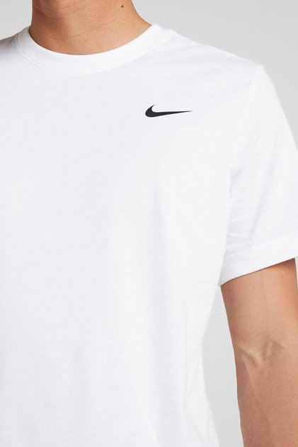 Sportswear Clup Beyaz Pamuklu Erkek Spor Tişört