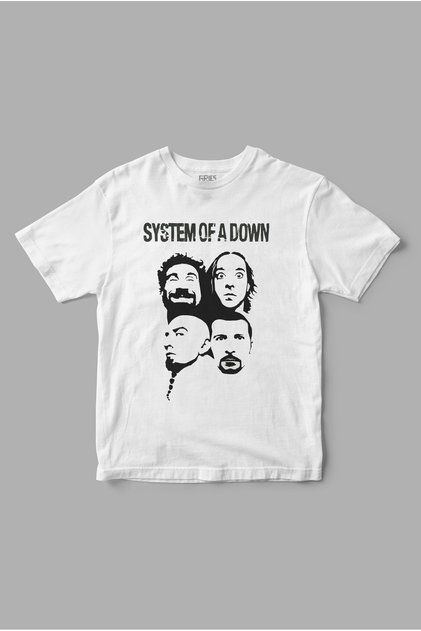 System Of A Down majica sa printom "All Group"