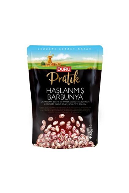DURU PRATİK HAŞLANMIŞ BARBUNYA 400GR