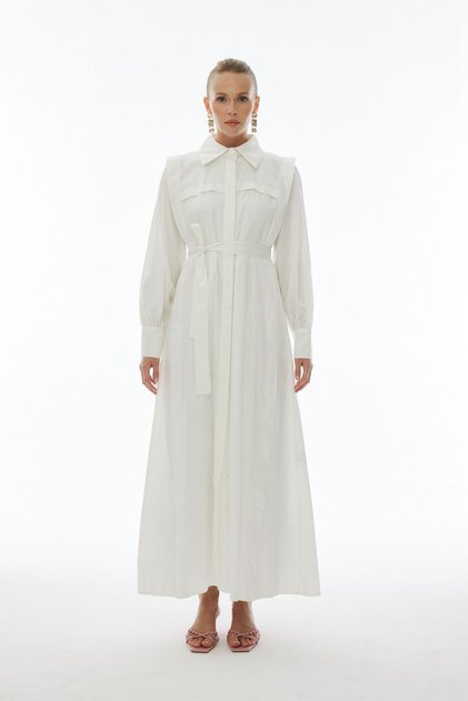 Poplin Shirt Dress
