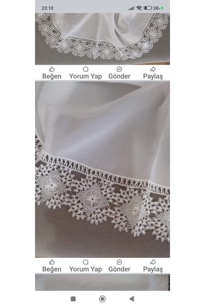 Needlepointed White Color Prayer Cloth