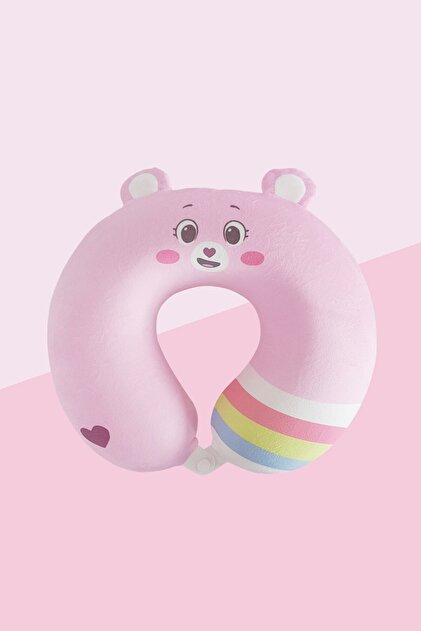 Miniso Care Bears Lisanslı Hafızalı Sünger Boyun Yastığı, Seyahat