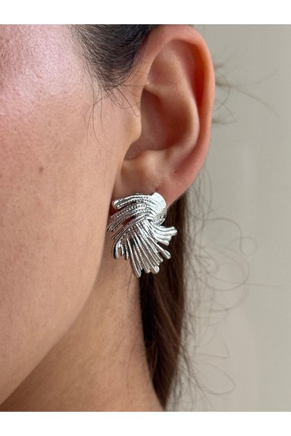 Tassel Earrings Silver Color