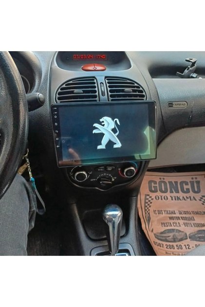 PEUGEOT 206 4GB CARPLAY NAVİGASYON DVD USB BT KAMERA