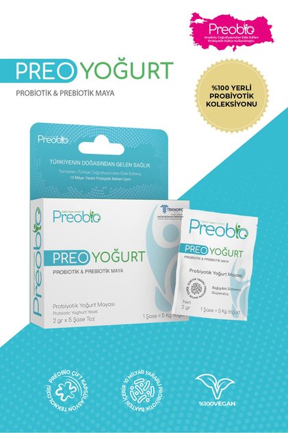 Preo Yoğurt Probiyotik Yoğurt Mayası 5 Saşe