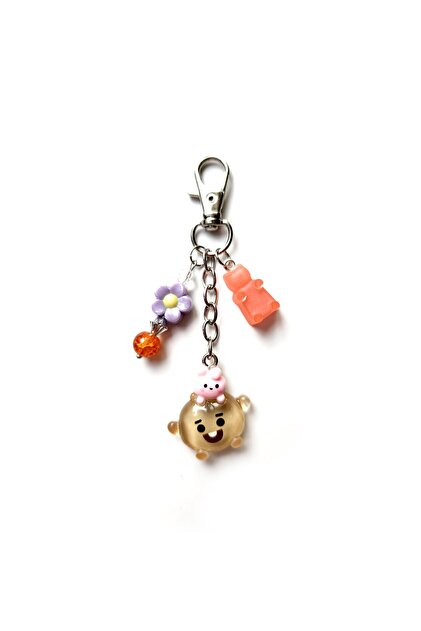 Güneş Kırtasiye BTS Suga BT21 Shooky Charm Anahtarlık Çanta Süsü