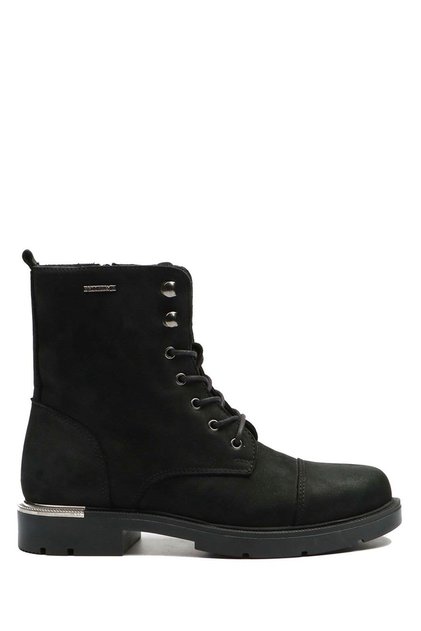 Genuine Leather Black Torje Outdoor Women's Boots