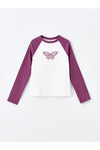 Crew Neck Girls' T-Shirt - W4Av81Z4