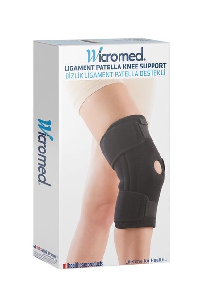 Size Free Knee Pads with Patella and Ligament Support