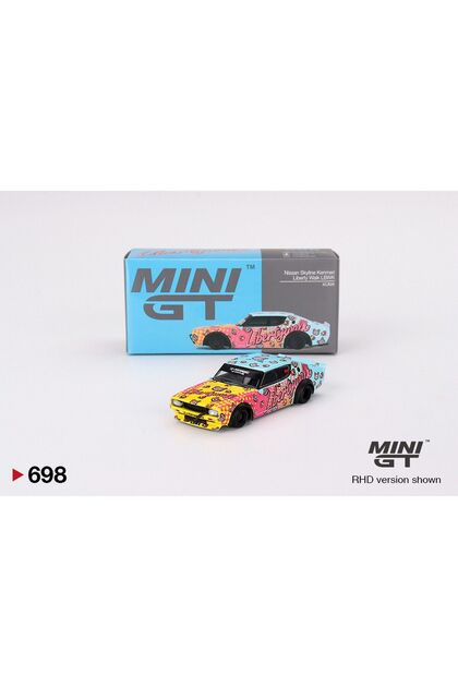 MINI GT Nissan Skyline Kenmeri 1/64 中国限定 ÖN SATIŞ) Mini GT 1/64 Nissan Skyline Kenmeri Liberty Walk White