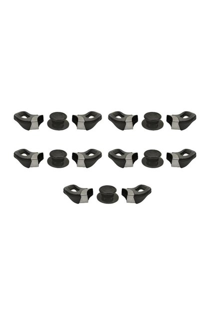 Siyah Lüks Tencere Yan Kulpları ve Cam Kapak Kulp Seti - 5 Set