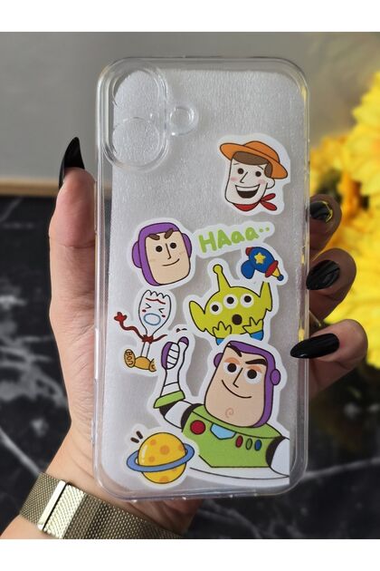 iPhone 16 Compatible Printed Transparent Phone Case