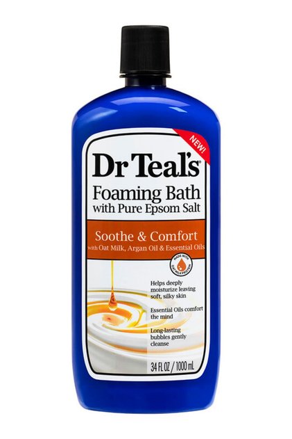 Dr Teal's Foaming Bath with Epsom Salt Oat Milk & Argan Oil 1000Ml