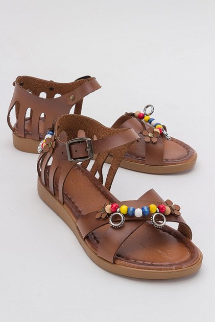 Beaded Women's Sandals Taba Skin