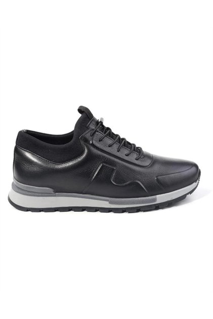5333K Men's Black Nata (40-44) Leather Casual Sports Shoes