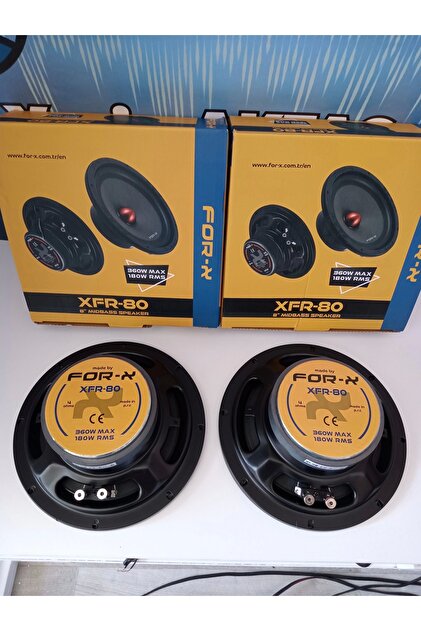For-X 20cm Midbass - Xfr-80 360w 180rms Mid Bass 20cm - Fiyatı
