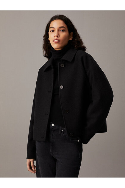 Calvin Klein SHORT WOOL BLEND JACKET - Fiyatı, Yorumları