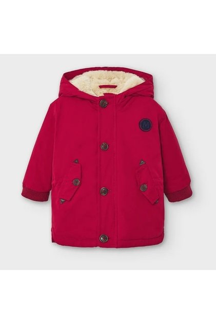 Baby Boy Fur Lining Hooded Coat 2481