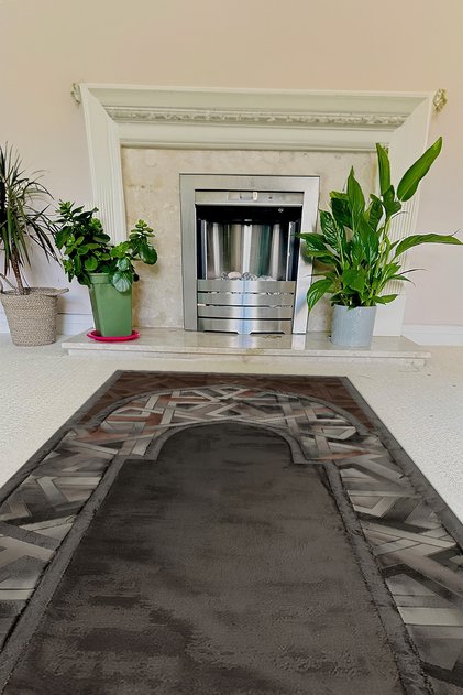 Digital Printed Non-Slip Base Washable Dowry Prayer Mat Prayer Mat
