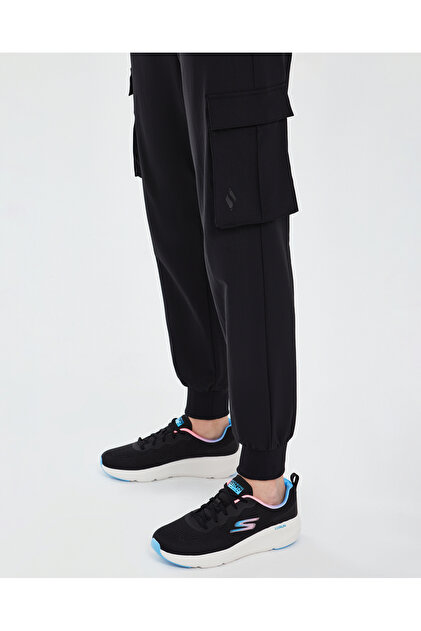 Skechers Micro Collection W Jogger Woven Pant Kadın Siyah Eşofman