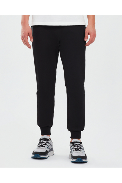 M 2Xİ-Lock Flex Detailed Jogger Pant Erkek Siyah Eşofman Altı S221028-001