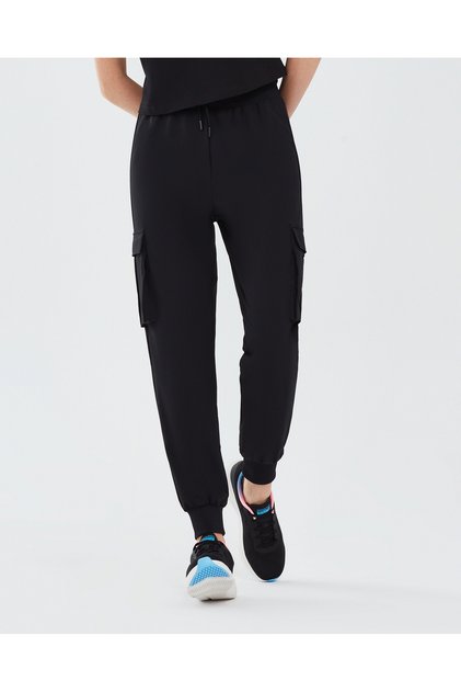 Micro Collection W Jogger Woven Pant Kadın Siyah Eşofman Altı S222169-001