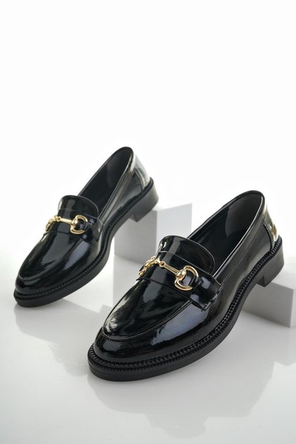 Sussie Guaranteed Metal Buckle Women's Loafer Casual Shoes