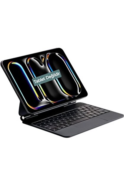 Fogy İpad Pro 11 Inç M4/M5 2025/2024 Uyumlu Magic Keyboard
