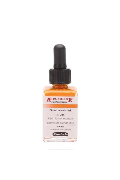Aero Color Akrilik Mürekkep 28 ml 204 Cadmium Orange Hue