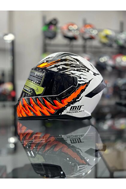 MTS PROHELMETS INSECT FULL FACE KASK SİYAH VİZÖR MOTOZİLLA