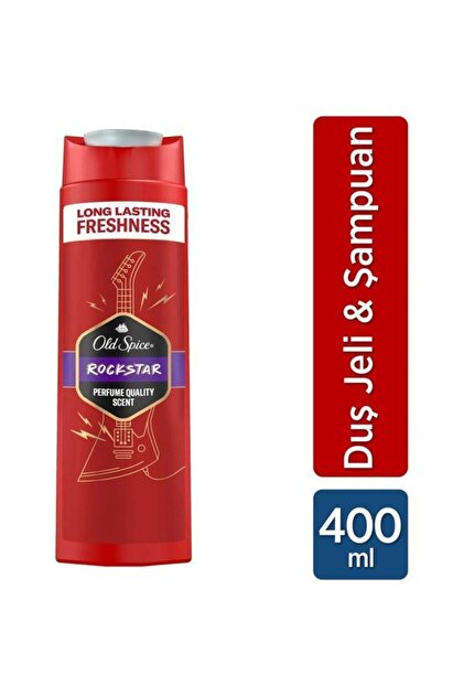 Rockstar 3 In1 Shampoo+Shower Gel 400 ml