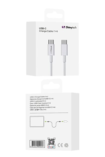 Shinytech USB-C Şarj Kablosu 1m – iPhone 15/16/17 ve Android