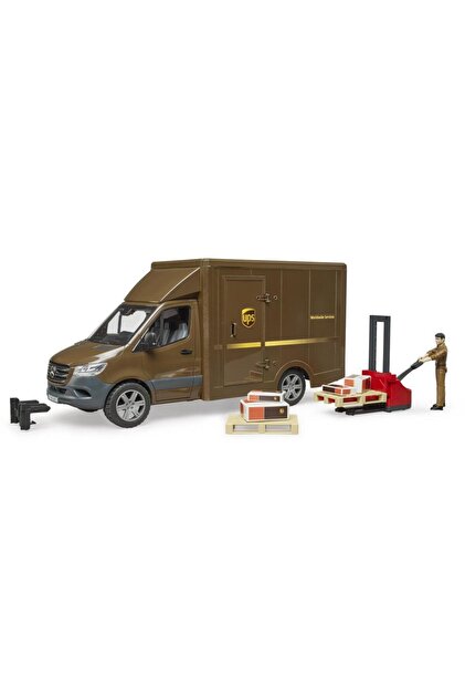 Bruder Mercedes Benz Sprinter Ups Kargo Aracı Transpalet BR02678
